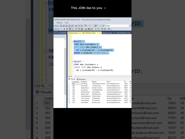 This JOIN Looks Correct. It Isn’t. (SQL Trap)