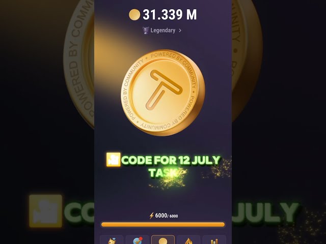 TapSwap new task and code 12 July