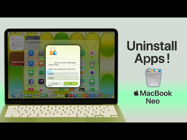 MacBook Neo: How to Uninstall Any App!