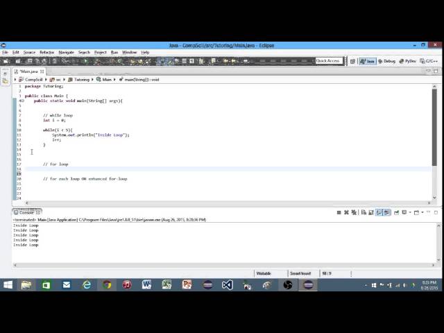 Java Repetition Structures (While loop, For-loop, For-each loop)