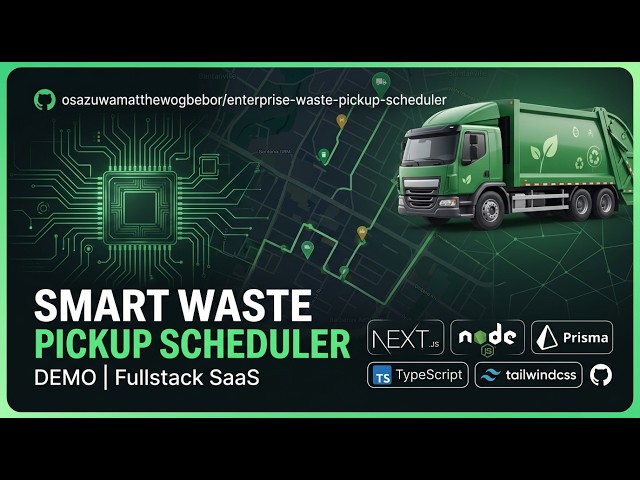 Enterprise Waste Management System Demo | Modern Full-stack Architecture - 3mtt capstone final