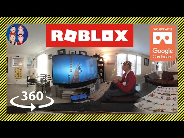 ROBLOX! - Play with me in 360 degrees! - 360 VR Enhanced Gaming - Escape The Toilet Obby 💩