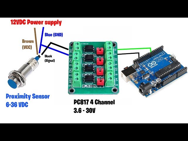 PC817 Adapter Module Optocoupler  with Arduino - zonemaker.com