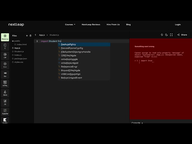 Props in react