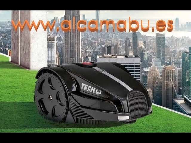 CÁMARA 360º 4K sobre ROBOT CORTACÉSPED Camon Tech 3. http://www.alcamabu.es/