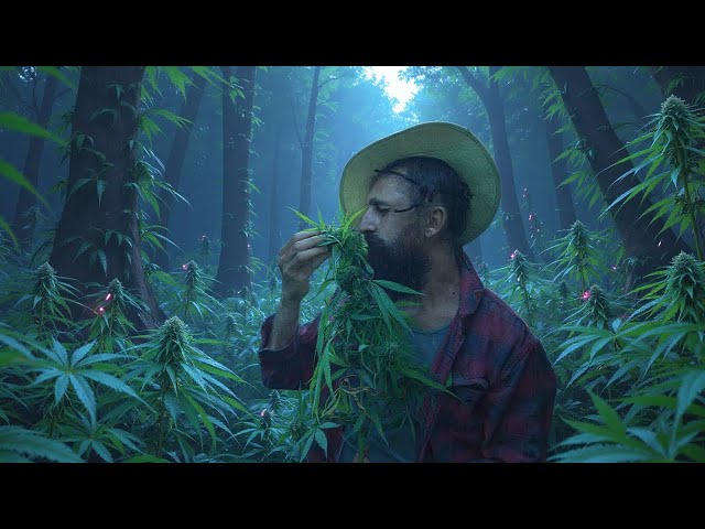 Bagging Outdoor Dried Cannabis Flower #Harvest