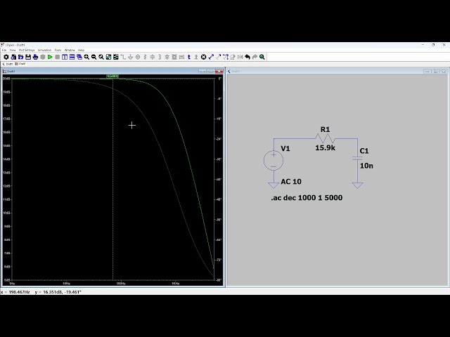From Python to LTspice: Implementation and Simulation of a 1 kHz RC Low-Pass Filter