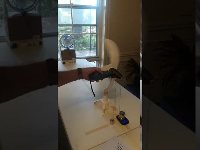 Volumetric Model Load Test, Using Prony Brake Dynamometer to test output of volumetric turbine.