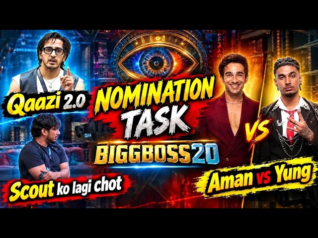 #Biggboss20 nomination task| Qazi Touqeer Yung Dsa ScoutOp Gullu Kanika mann Arishfa kon h sahi?