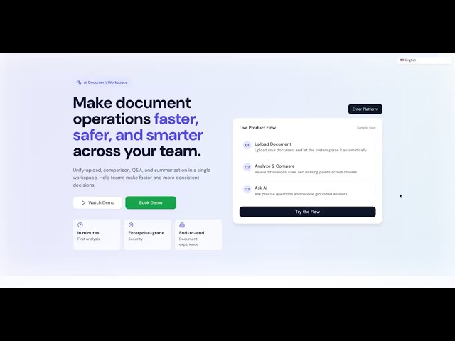 AI Document Analysis and Management System