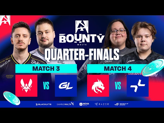 BLAST Bounty Malta 2026, Quarter-Finals - Team Vitality vs GamerLegion, Team Spirit vs PARIVISION