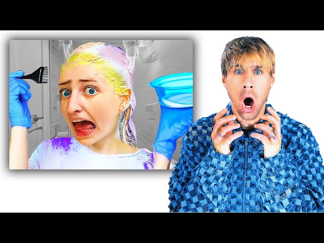Hairdresser Reacts To Shocking DIY Platinum Blonde Bleach Fails