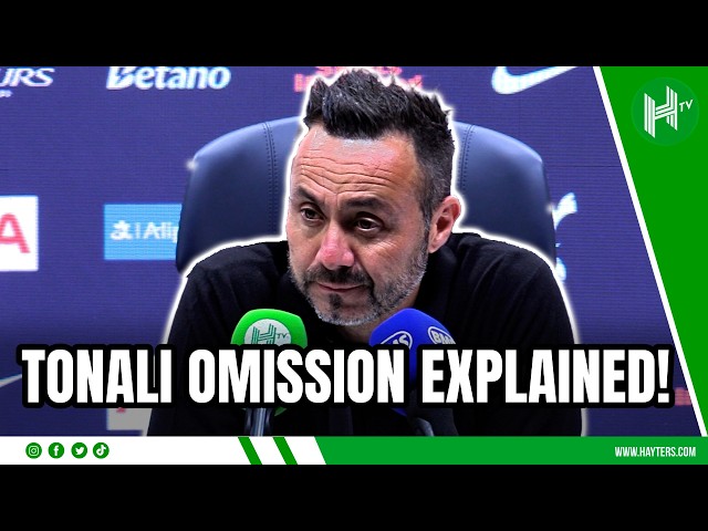 De Zerbi EXPLAINS why Tonali was left out | Spurs 5-1 Charlton