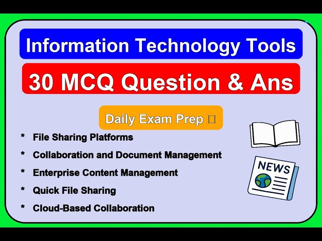 TOP 30 Most Important Collaboration & File-Sharing Tools! Rapid Revision & Quiz