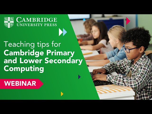 Teaching tips for Primary and Lower Secondary Computing - Webinar