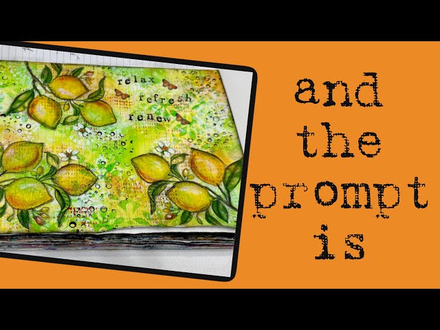 FOLLOW THE PROMPT #artjournal #mixedmedia #promptjournal #prompts