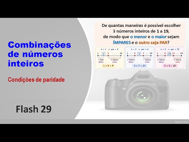 Integer Combinations - Parity Conditions / Flash 29
