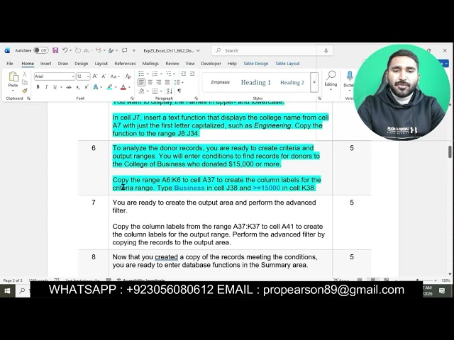 Exp25_Excel_Ch11_ML2_Donors | Excel Chapter 11: Grader Mid-Level 2 - Donor List