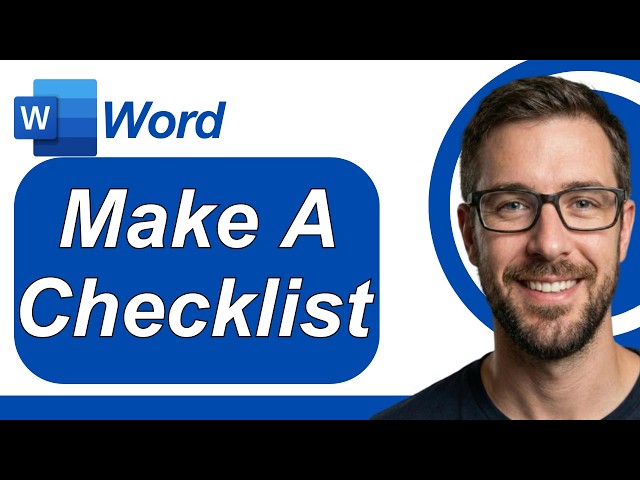 How To Make A Checklist In Word Microsoft Word Tutorials [2026 Guide]