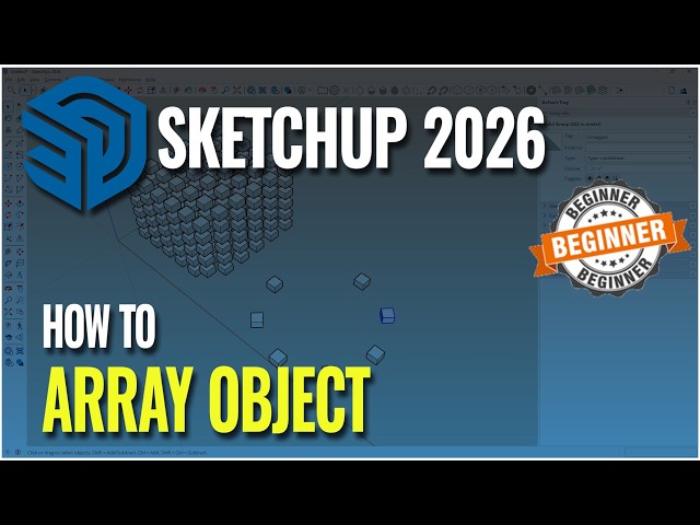 Sketchup 2026 How To Array