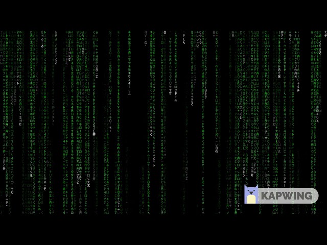 the final matrix downstream with sound effects