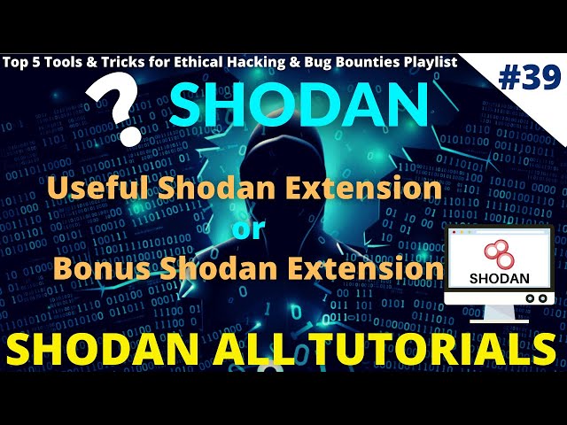 #39 Useful Shodan  Extension | Bonus Shodan Extension #extension