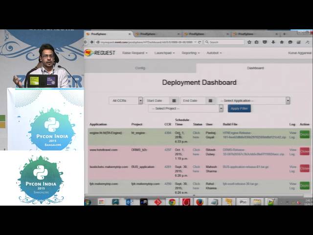 Lightning Talk - Deployment automation - PyCon India 2015