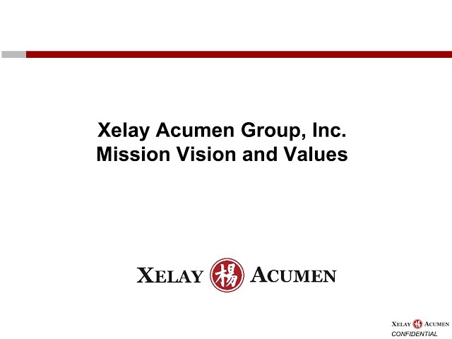 Xelay Acument MVV - Mission and Vision