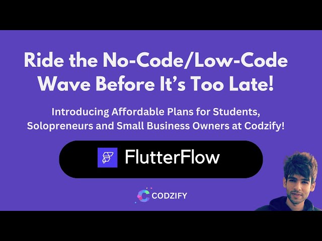 Ride the No-Code, Low-Code, and FlutterFlow Wave Before It’s Too Late! 🚀 (2025)