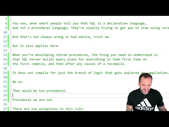 All About SQL Server Stored Procedures: Conditional Logic
