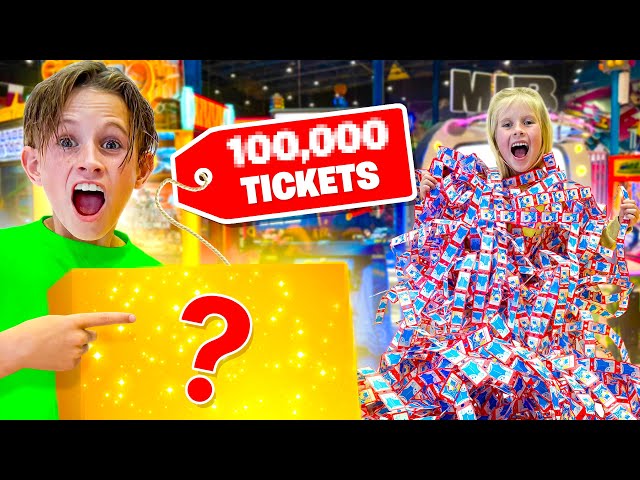 SPENDING $$$ IN ARCADE UNTIL WE GOT THE TOP PRIZE *YOU WILL BE SHOCKED HOW MUCH IT COST US* 😱💰💵