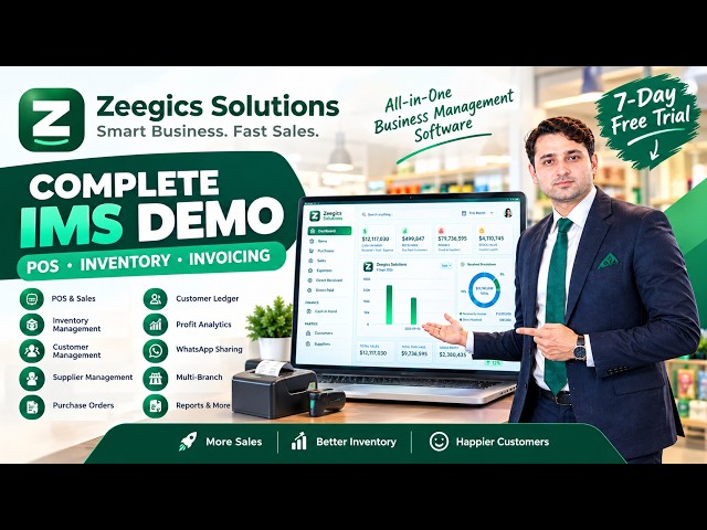 Zeegics IMS Complete Demo | POS, Inventory & Invoicing Software