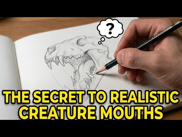 Top 5 Tips for Sketching a Creature's Mouth!