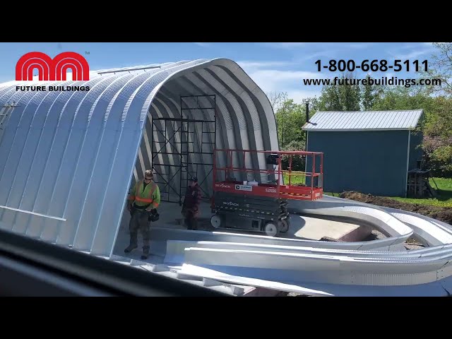 Steel Building Construction Timelapse | DIY Metal Building Kit Assembly | Future Buildings