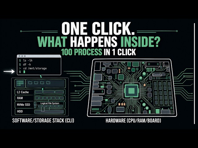 How 1 Click Triggers 100 Internal Computer Processes(Part 1)