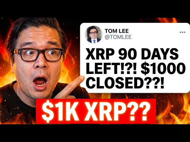 TOM LEE: XRP HOLDERS 'WILL MAKE IT' IN 90 DAYS!??