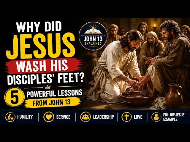 Why Did Jesus Wash His Disciples’ Feet? 5 Powerful Lessons from John 13