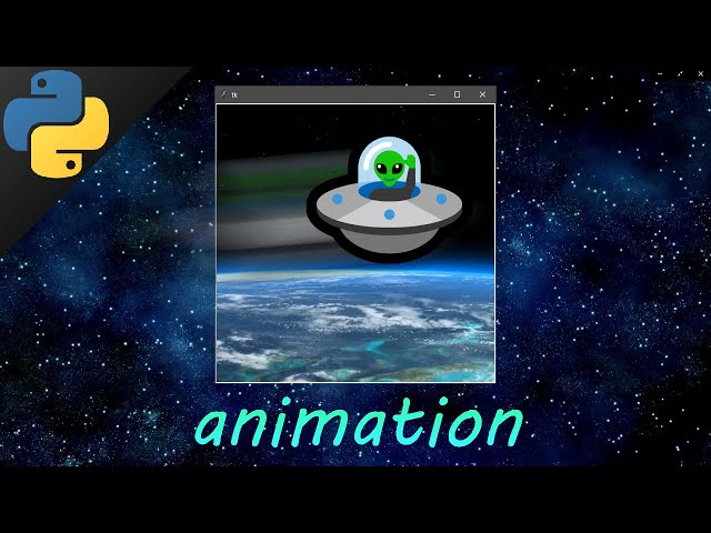 Learn Python animations 🛸