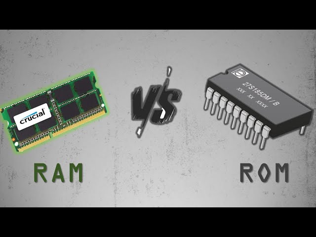 Difference between RAM & ROM