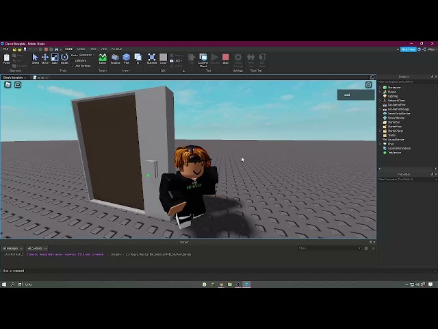 How to make a Working Open Door | RobloxHowTo