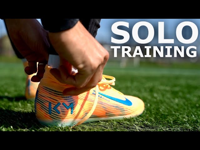 Solo Dribbling Training Session in Nike Mercurial Superfly Elite M'bappe | The Sounds Of Training