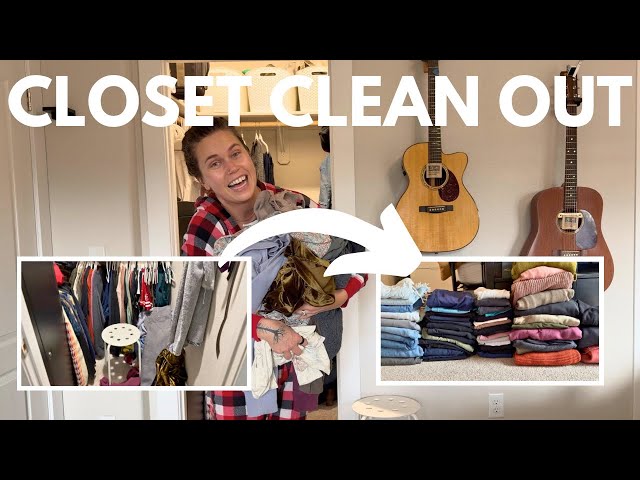 EXTREME Closet Clean Out & Try-On Down 25lbs + Decluttering 8 years of Thrifted Clothes
