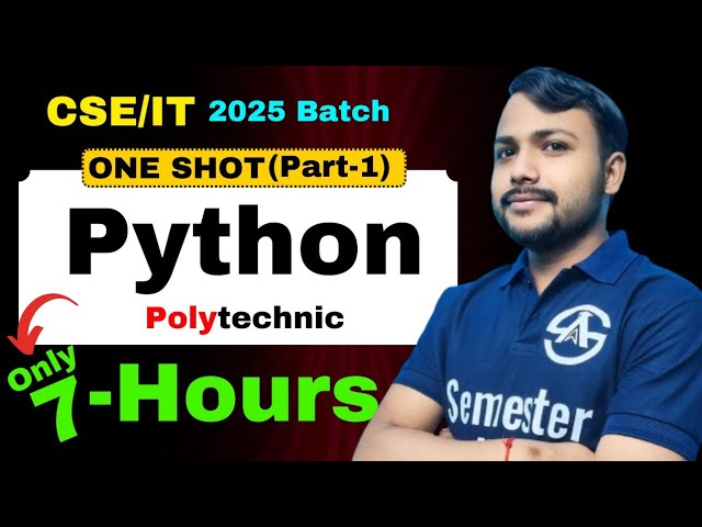 Computer Programming Using Python | 5th Semester | One Shot Marathon | Revision with Important Topic