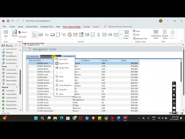 New Perspectives Access 365 | Module 12: SAM Project A | Tech Builders #newperspectives
