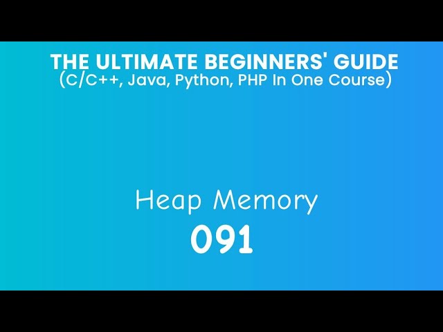 91. Heap Memory 