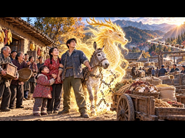 【FULL】In 1984, They Gave Him a Lame Mule—It Was a Kirin That Made His Beautiful Wife Rich!#minidrama