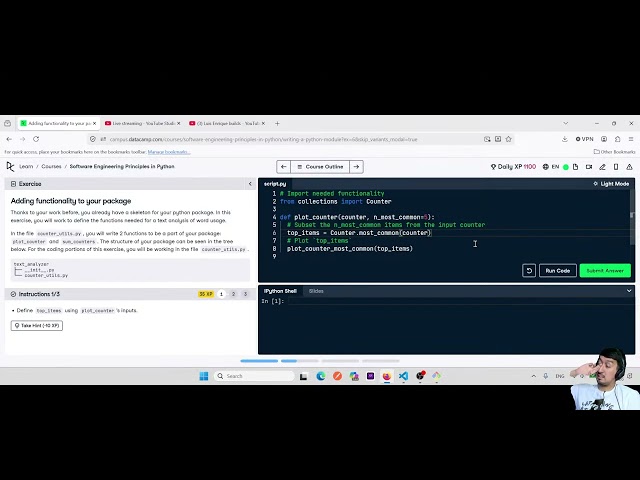 Becomming AI Engineer/Scientist LIVE #32 - SOFTWARE ENGINEERING PRINCIPLES FOR PYTHON II