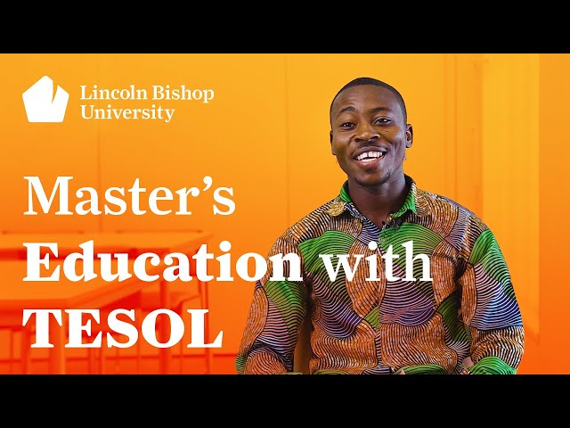 MA Education with TESOL - What's it like to study?