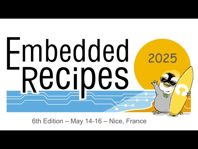 Embedded Recipes 2026 Day One - Live