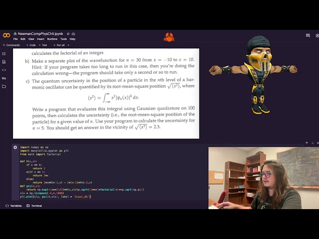 Newman Computational Physics 5.13